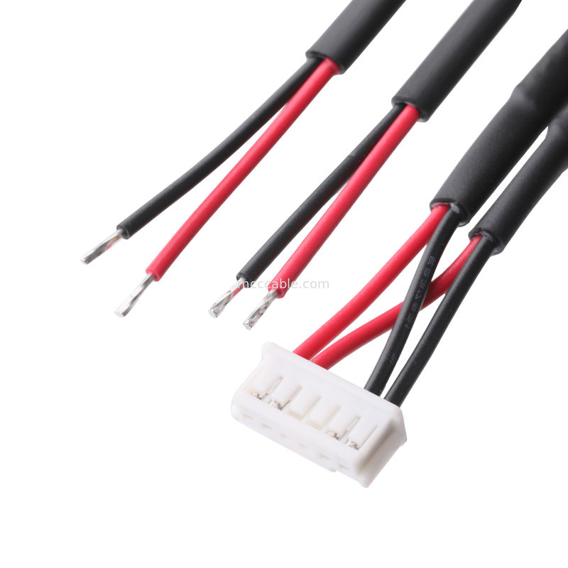 MOLEX 5023510600 PITCH 2.0mm 6P خانه به قلع*4Pcs UL1007 80C 300V 22AWG رنگ Wre نمودار PVC ROHS
