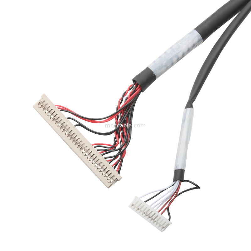 کاربرد خودرو JAE FI-X30HL 30P تا DF14-30P و MOLEX 51021-1200 12Pin کانکتورهای کابل ترکیبی OEM / ODM