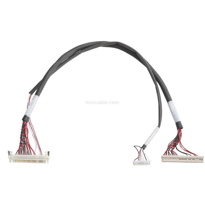 کاربرد خودرو JAE FI-X30HL 30P تا DF14-30P و MOLEX 51021-1200 12Pin کانکتورهای کابل ترکیبی OEM / ODM