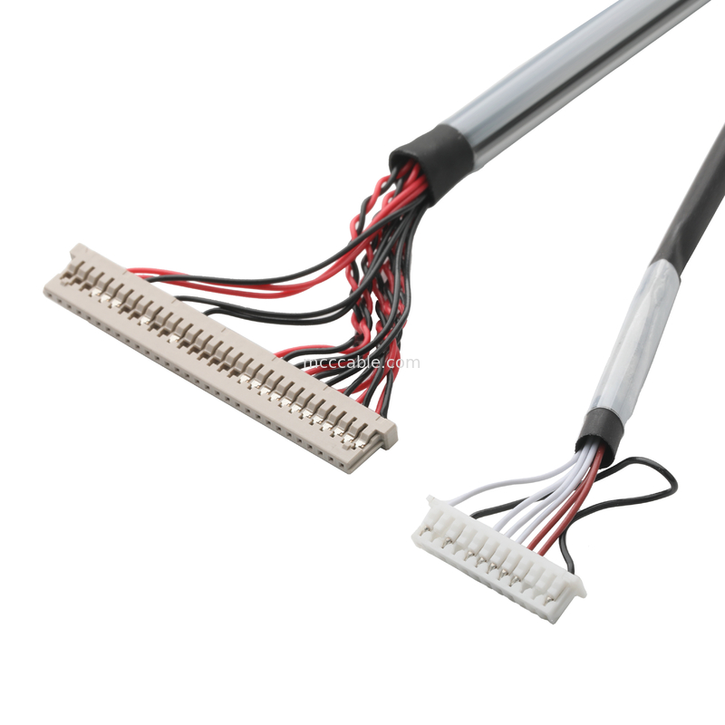 کاربرد خودرو JAE FI-X30HL 30P تا DF14-30P و MOLEX 51021-1200 12Pin کانکتورهای کابل ترکیبی OEM / ODM