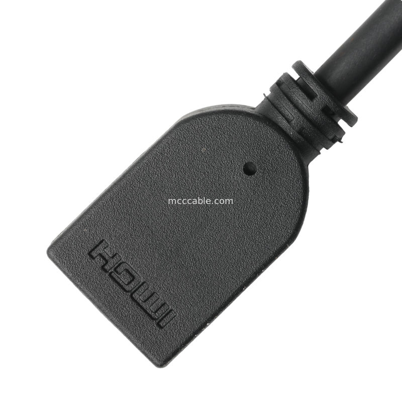 اسمبلی کانکتور کابل LCD 19 پین HDMI-A به 19 پین HDMI زنانه