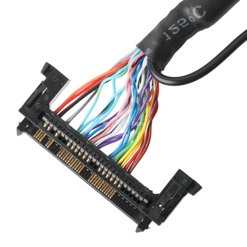 مجموعه کابل LVDS JAE FI-RE51HL 51Pin به HD-SUB 26P مرد SLODER UL 1007 20AWG کابل OEM / ODM