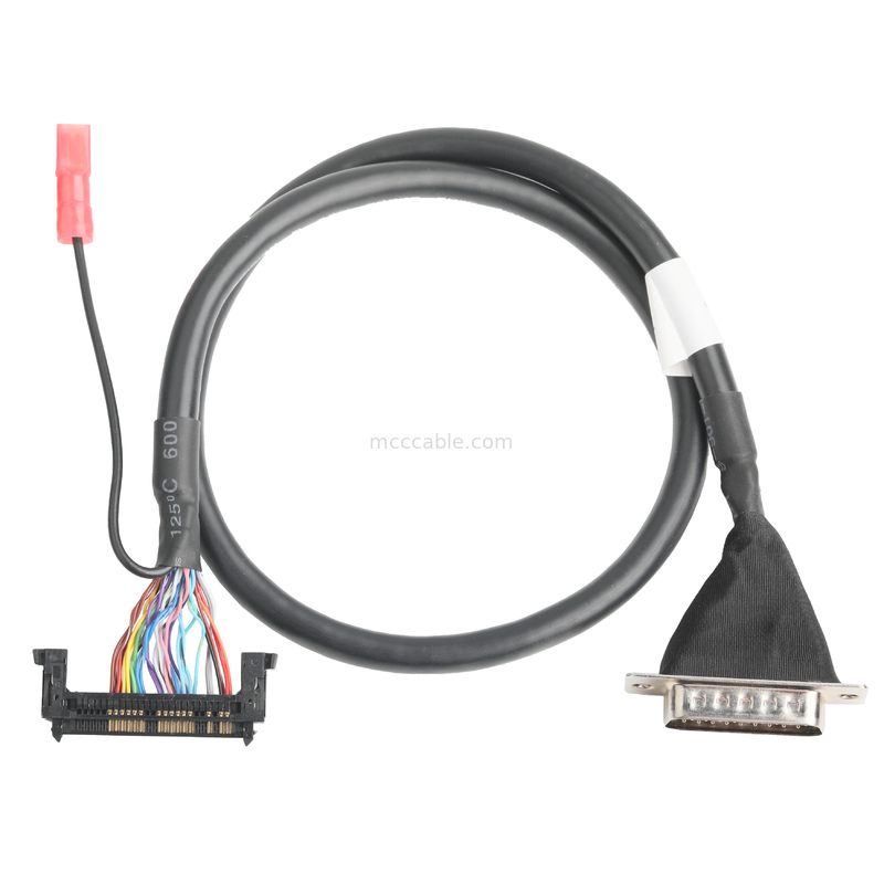 مجموعه کابل LVDS JAE FI-RE51HL 51Pin به HD-SUB 26P مرد SLODER UL 1007 20AWG کابل OEM / ODM