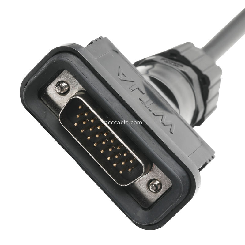 مجموعه کابل LVDS ROHS HDB-26BMMA-SL7001 مرد به HDB-26BFFA-SL7001 زن طول سفارشی OEM / ODM