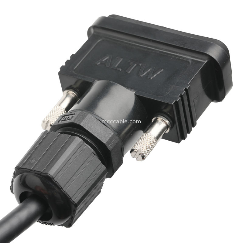 مجموعه کابل LVDS ROHS HDB-26BMMA-SL7001 مرد به HDB-26BFFA-SL7001 زن طول سفارشی OEM / ODM