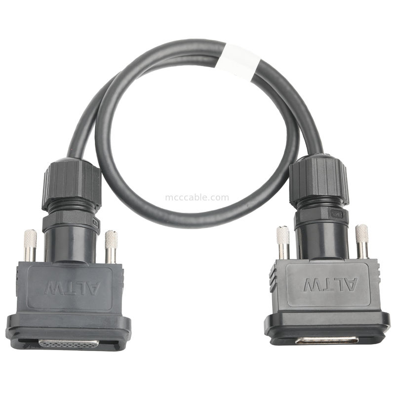 مجموعه کابل LVDS ROHS HDB-26BMMA-SL7001 مرد به HDB-26BFFA-SL7001 زن طول سفارشی OEM / ODM