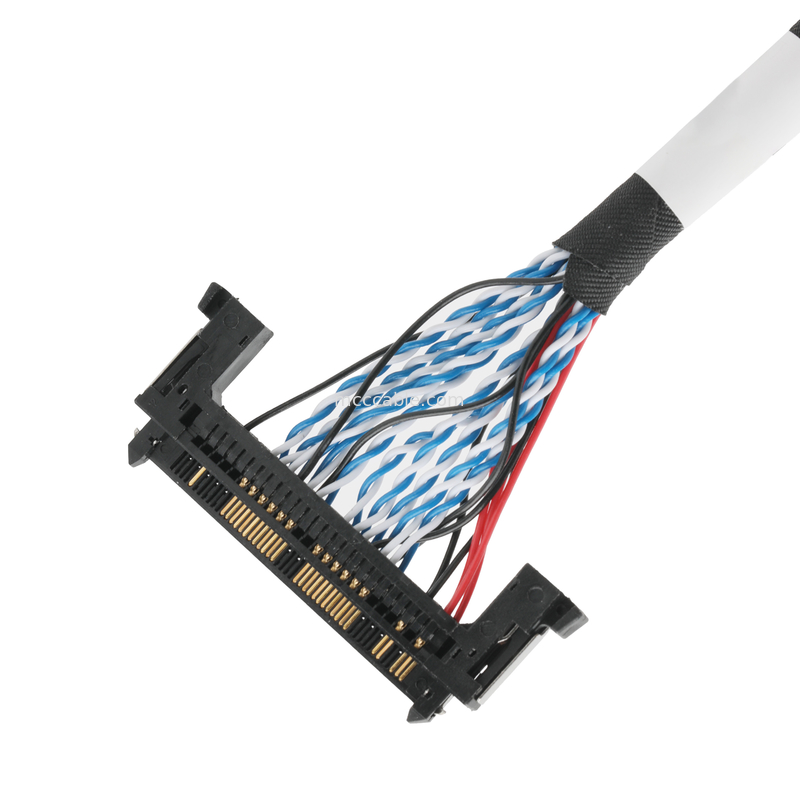 مجموعه کابل LVDS JAE FI-RE51HL 51Pin تا DP2.0 30Pin یا EGN UL 1571 28AWG کابل OEM / ODM