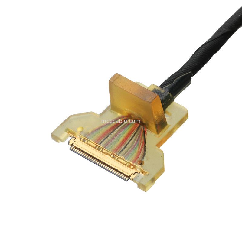 20453-230T-03 به ترمینال سیم 30P 40P 0.4mm Pitch 32AWG Lvds کابل مونتاژ