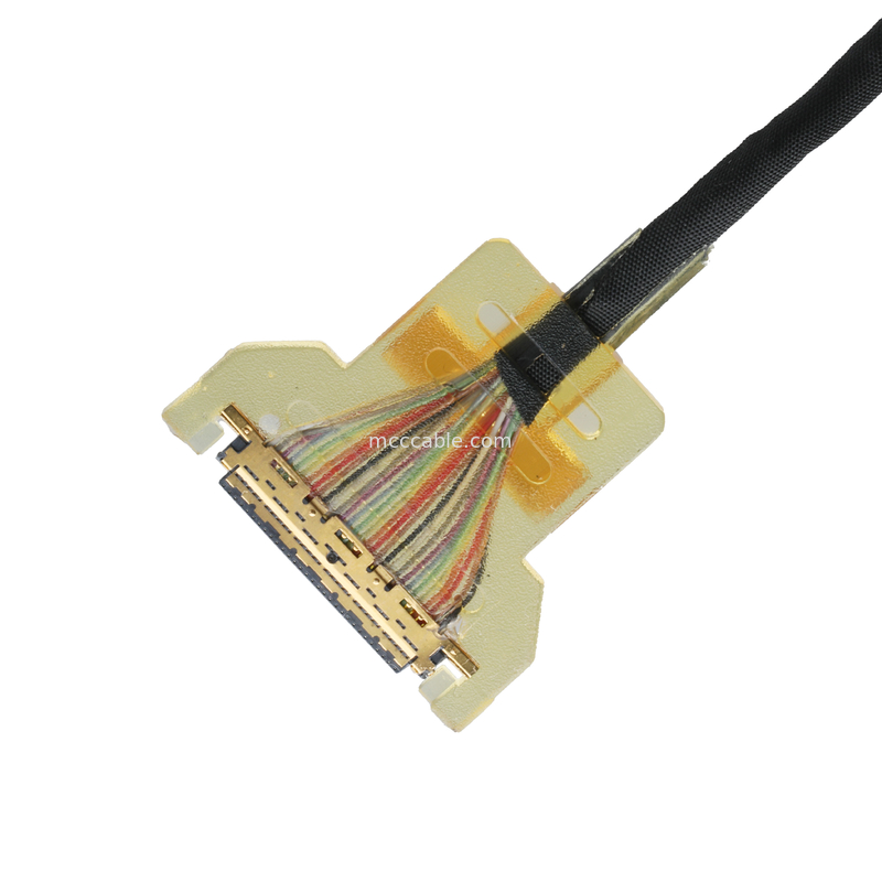 20453-230T-03 به ترمینال سیم 30P 40P 0.4mm Pitch 32AWG Lvds کابل مونتاژ