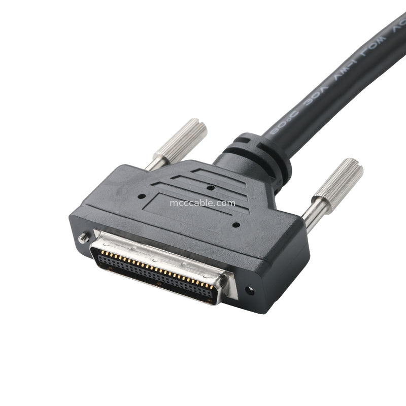 MDR 3M 50P کنترل CNC کابل سیگنال 50 پین 2.5M 4M 5M کابل انتقال سیگنال سفارشی OEM / ODM