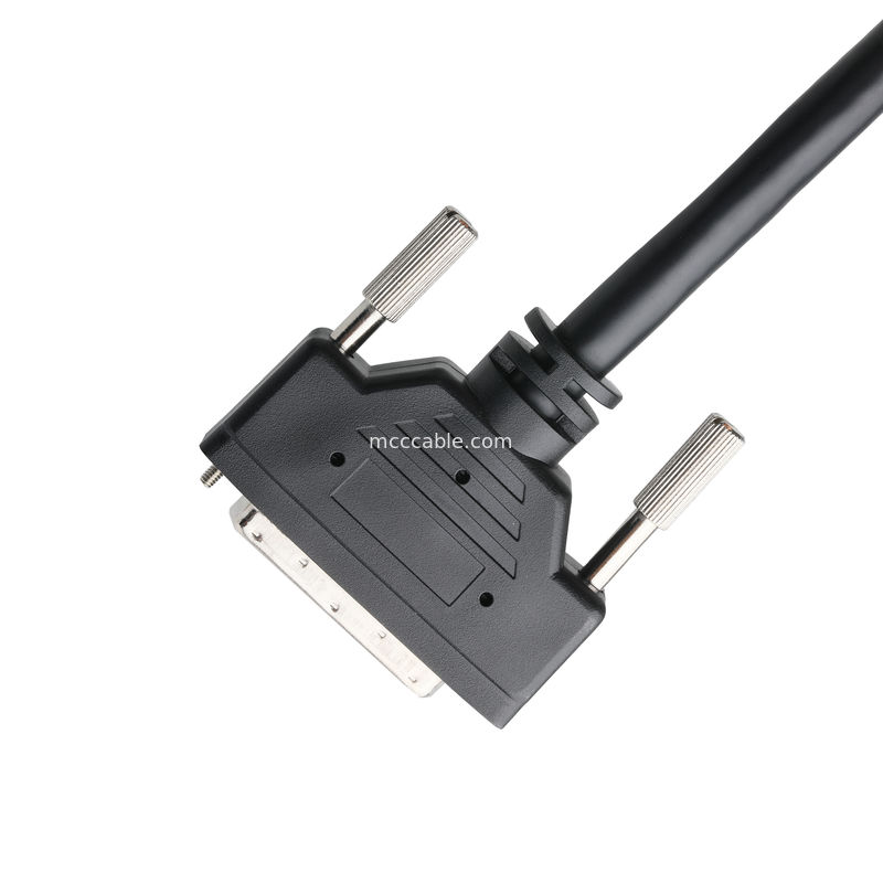 MDR 3M 50P کنترل CNC کابل سیگنال 50 پین 2.5M 4M 5M کابل انتقال سیگنال سفارشی OEM / ODM