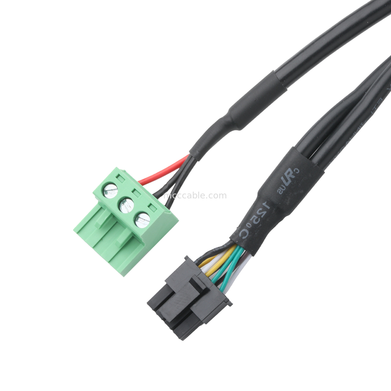 کانکتورهای کابل صنعتی سفارشی DB-15P زنانه به HSG 43025-0800 پچ 3.0mm و 691352710003 پچ 5.8mm