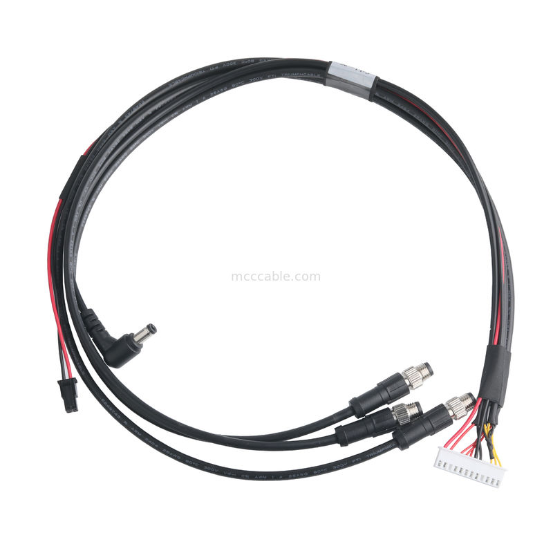 XHB-12P به M8 کنن کابل مونتاژ و DC کنن یا 43025-0400 کنن پیچ 3.0mm OEM / ODM