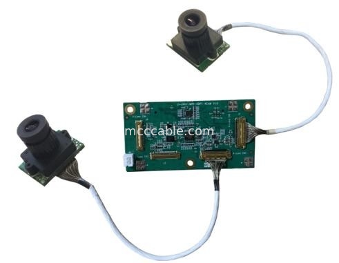 مایکرو کواکس LI-JXAV-MIPI-ADPT-4CAM صفحه دوربین و کانکتور دوربین طراحی FAW-1233-02 کابل OEM / ODM