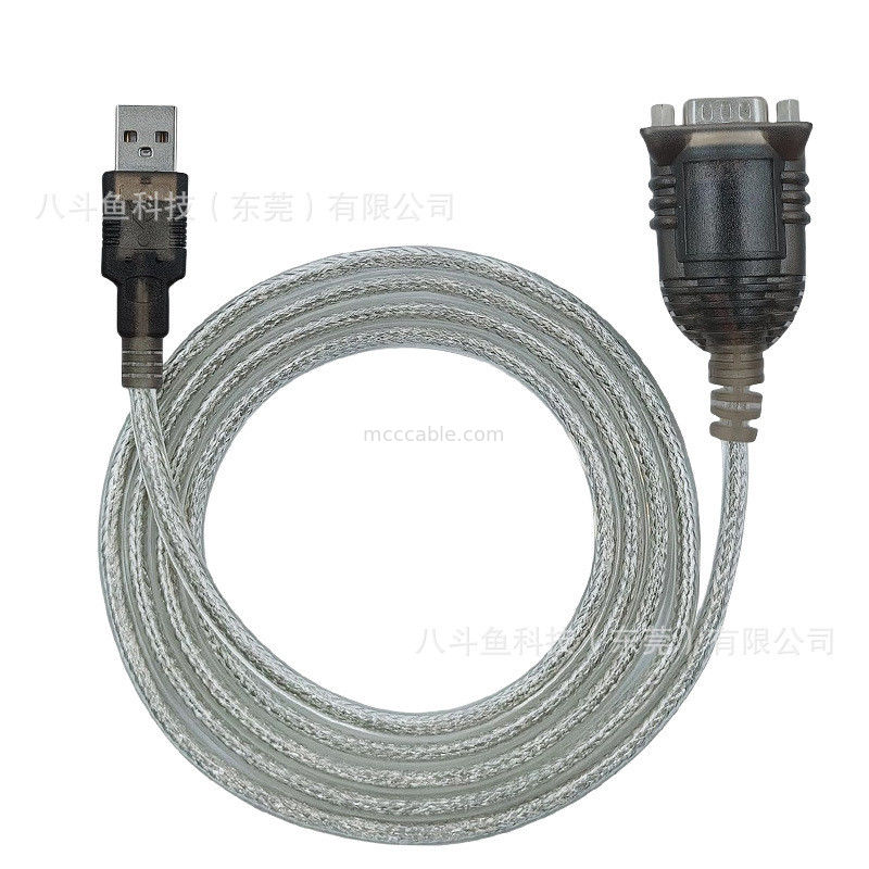 PL2303GT RS232 کابل سریال usb به DB9 پین مرد COM کابل سریال USB پشتیبانی OEM / ODM