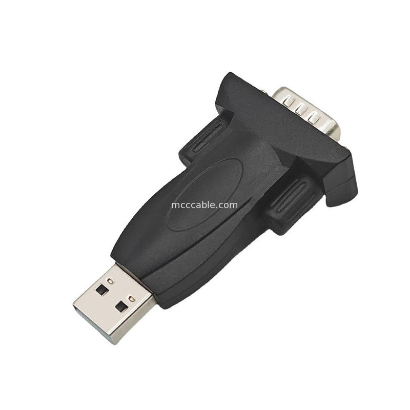 کانکتورهای صنعتی USB RS232 کابل سریال DB-9Pin مرد USB کابل سریال پشتیبانی PL2303\CH340 پروتکل آداپتور