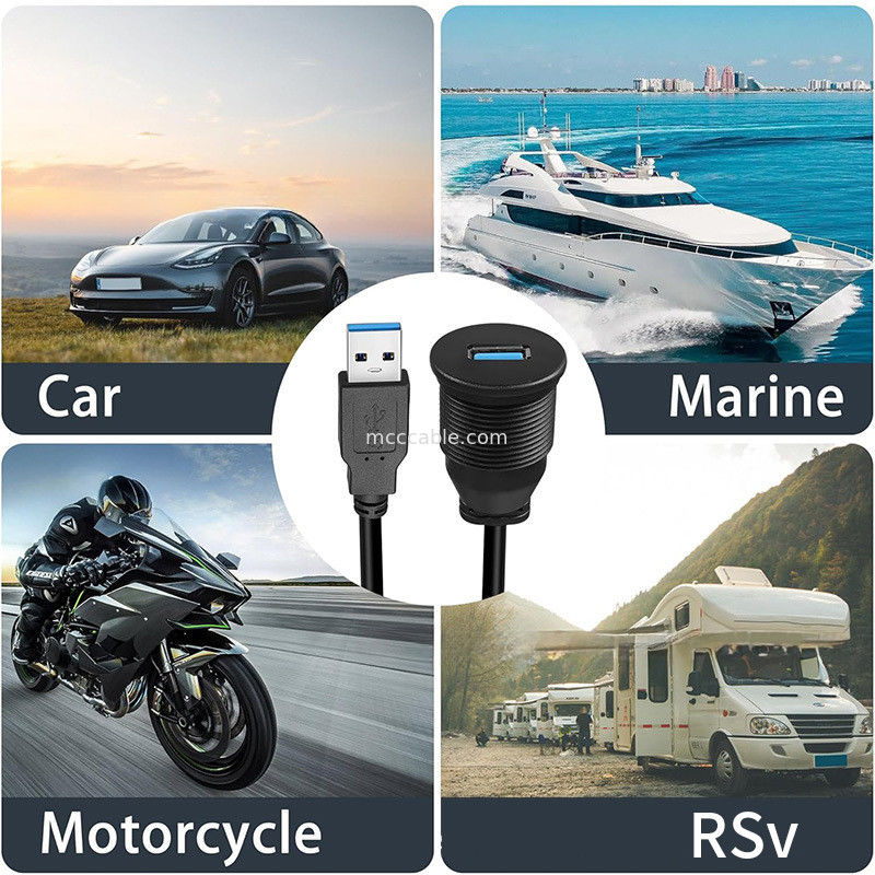 USB3.0 لوله ی سفارشی USB3.0 لوله ی دایره ای USB3.0 از ماده به مرد