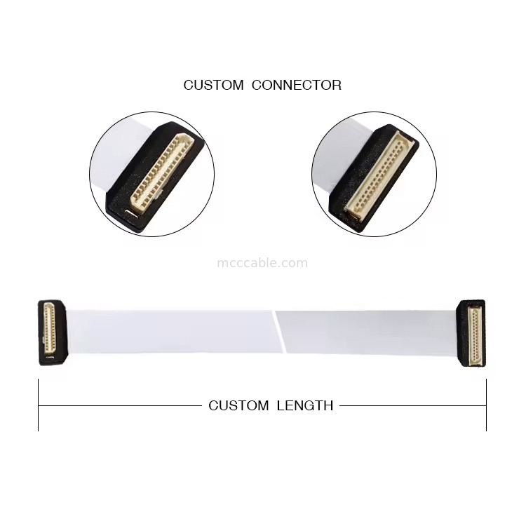 DF9 سری DF9 31P کابل پزشکی درجه صنعتی کابل LCD 31pin زنانه Hotbar کابل صاف