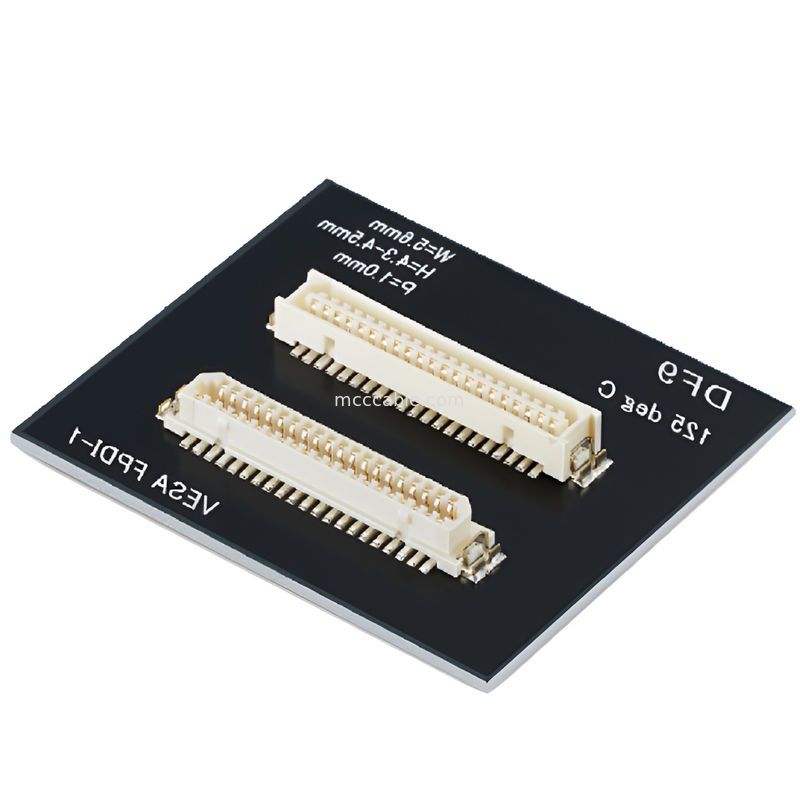 DF9 ۴۱P هیرنس سیم پزشکی درجه صنعتی  DF9 ۴۱ پین صفحه نمایش کابل زنانه فشار داغ فلت اتصال