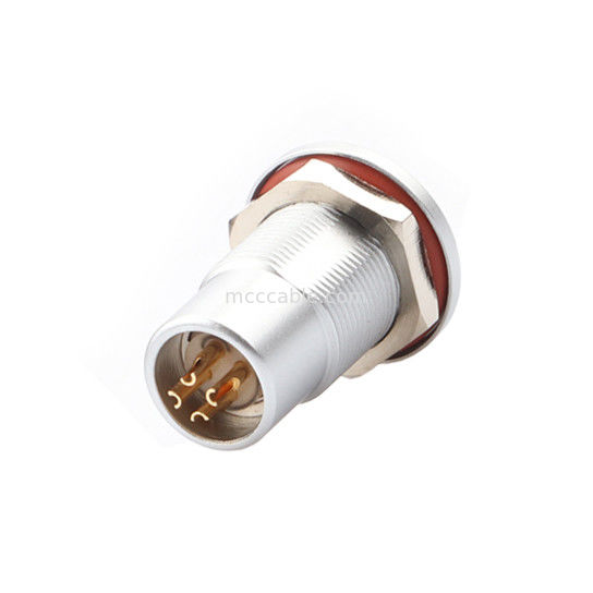 کانکتور دایره ای ضد آب سری B Z7 4P زنانه وکیوم آبپاش مهر و موم شده ضد آب، نوت سوکت ثابت ثابت IP68