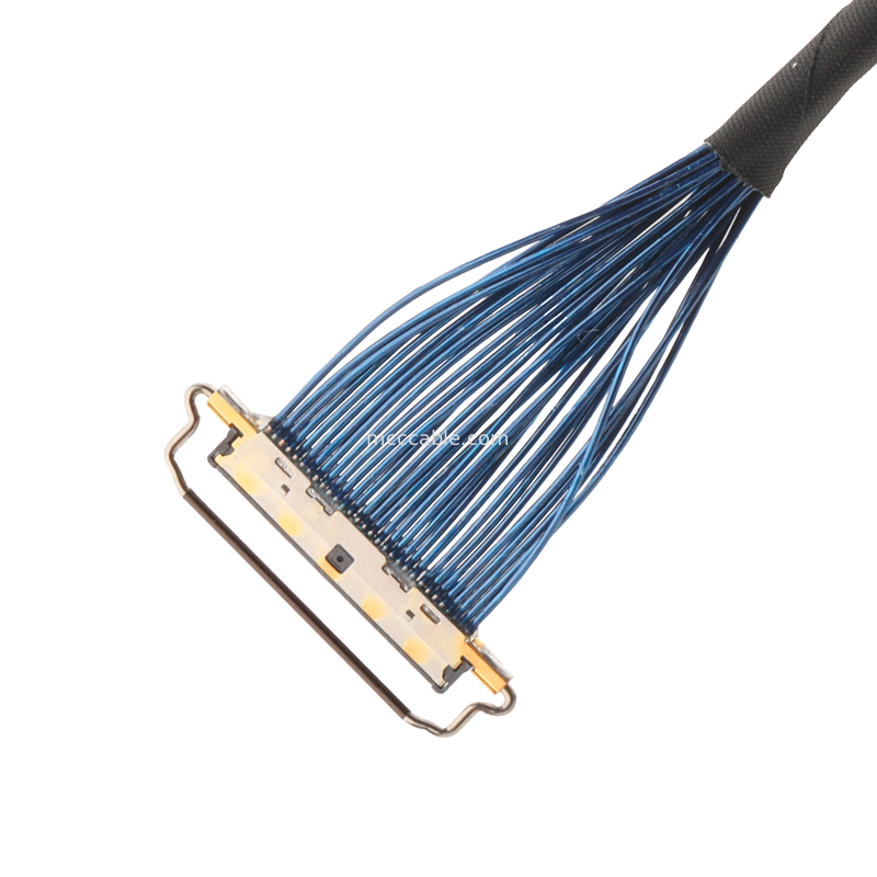 رابط کابل کواکسیال میکرو DF81-30P-LCH زرد روشن قرمز رنگ
