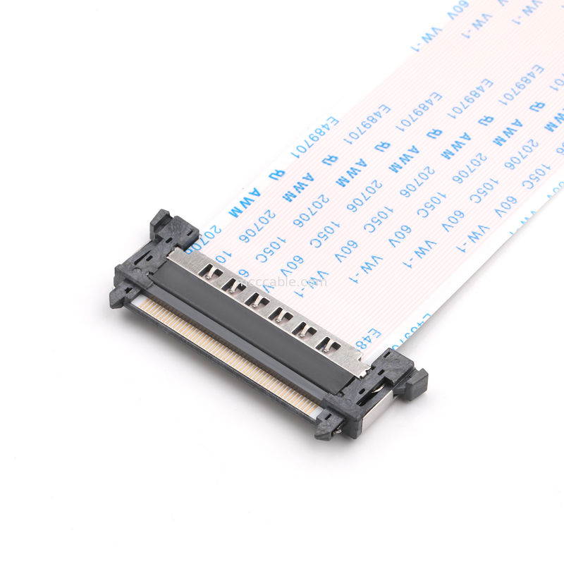 RE51 CONNGolden Pins UP FPC FFC کابل 51Pin 0.5mm pitch کابل صاف انعطاف پذیر طول 300mm