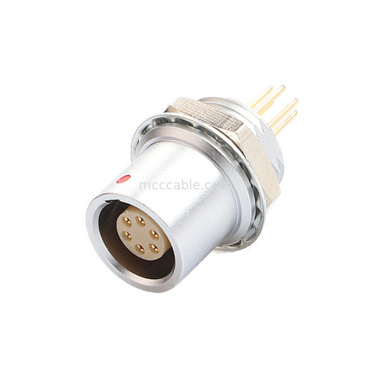 کنتاکتور خود قفل کردن فشار-کشید کنتاکتور کنترل صنعتی دایره ای سری B Z6 کنتاکتور 6-پین زنانه به 6-پین سنسور سیگنال