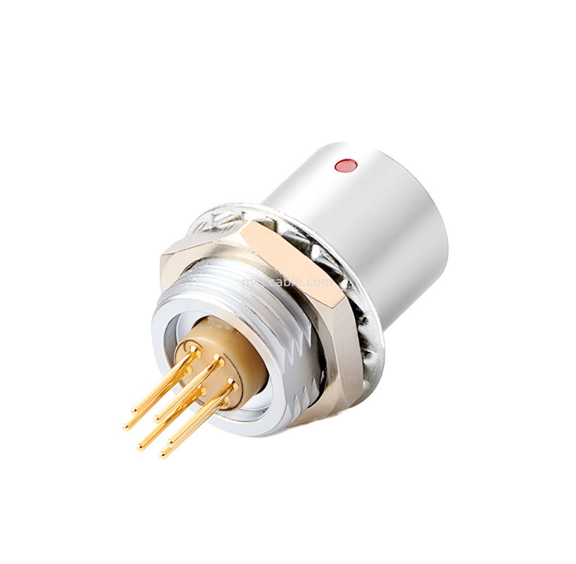 کنتاکتور خود قفل کردن فشار-کشید کنتاکتور کنترل صنعتی دایره ای سری B Z6 کنتاکتور 6-پین زنانه به 6-پین سنسور سیگنال