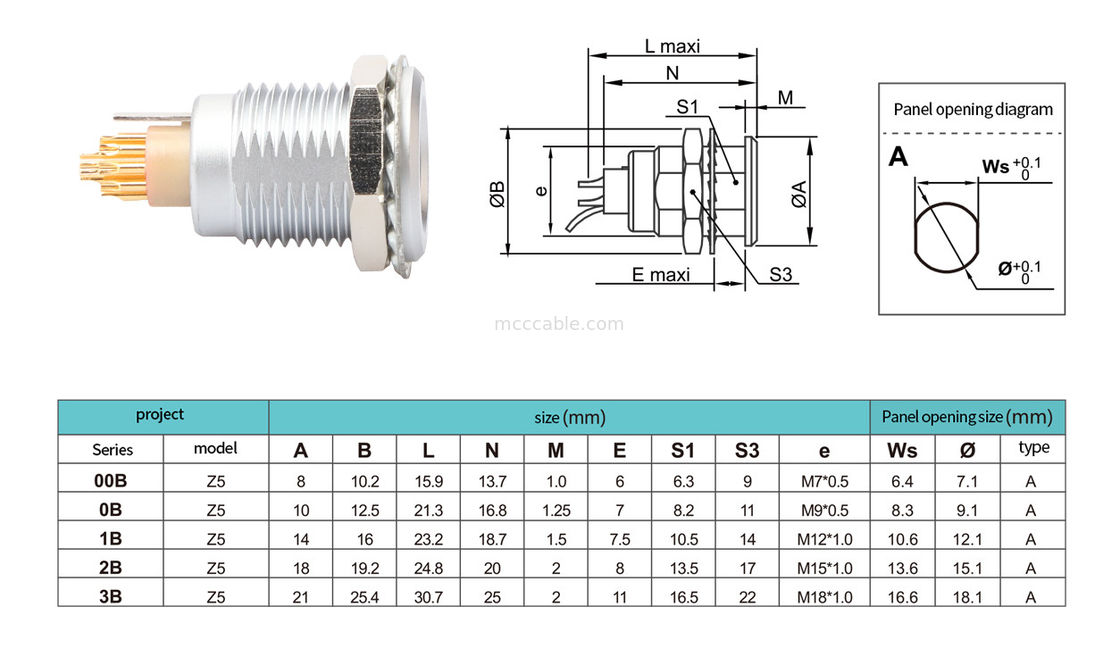 سری B Z5 14پین با اتصال داخلی پین زمینی