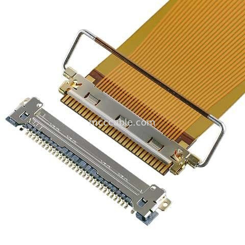 Lvds Cable VSF 20645-040T-01 40P 0.5mm Pitch برای اتصال صفحه نمایش کریستال مایع