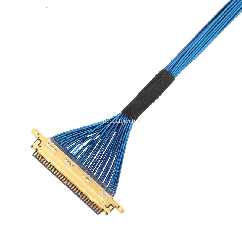 Micro Coaxial 20453-230T-03 به 20453-230T-03 Lvds Edp کابل مونتاژ 0.5mm Pitch