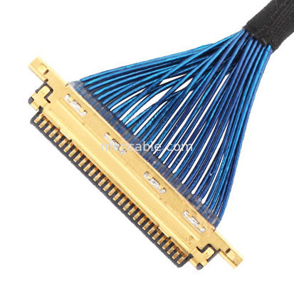 Micro Coaxial 20453-230T-03 به 20453-230T-03 Lvds Edp کابل مونتاژ 0.5mm Pitch