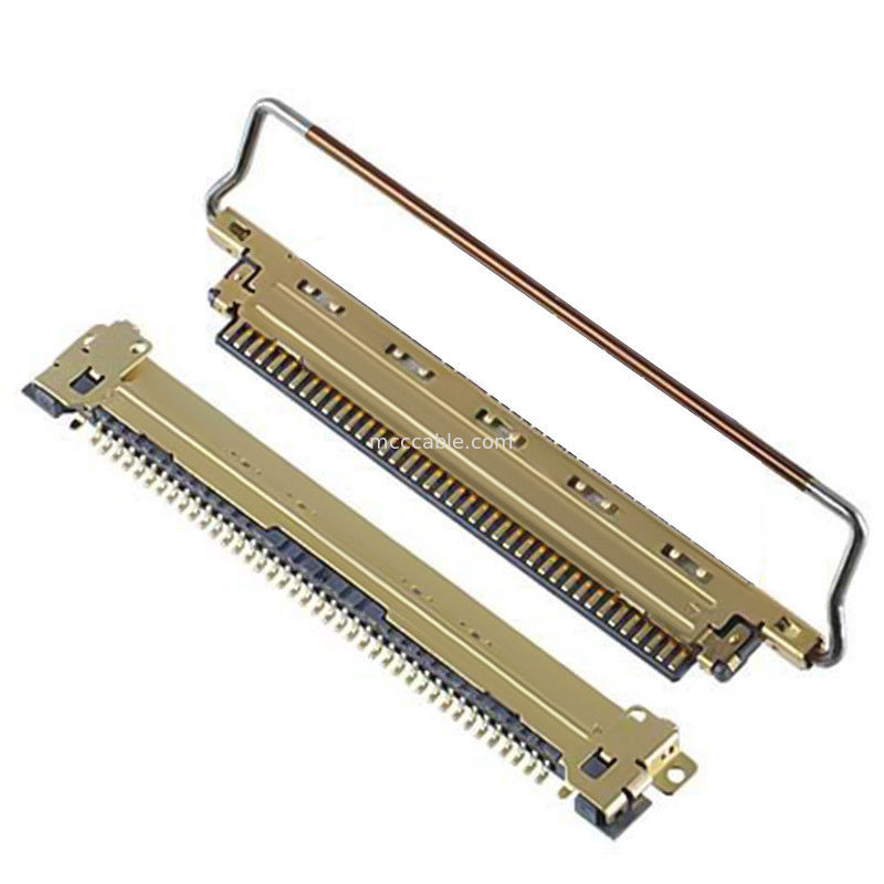 20453 20454 20455-240T A40E-76 2574 2576-0402 کابل کواکسیال 0.4 میلی متری پیچ نوع جفت گیری افقی میکرو کواکسیا