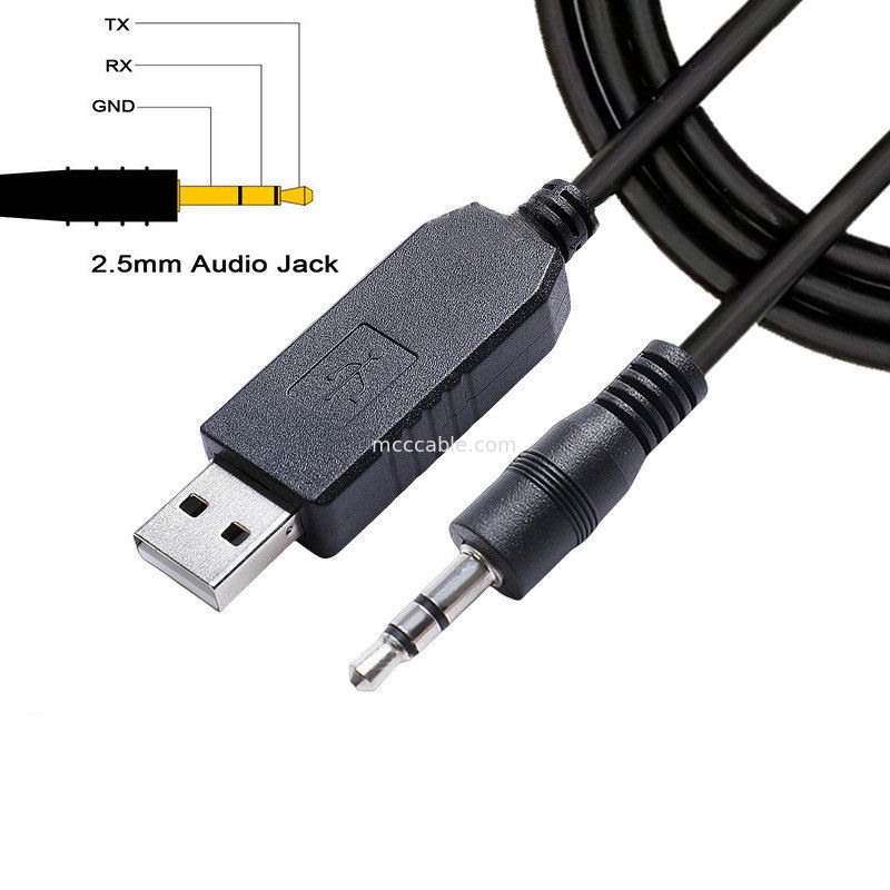 تراشه FTDI TTL-232R-3V3-AJ USB به TTL کابل سریال 3.5mm 2.5mm جک صوتی مشخصات هارد سفارشی