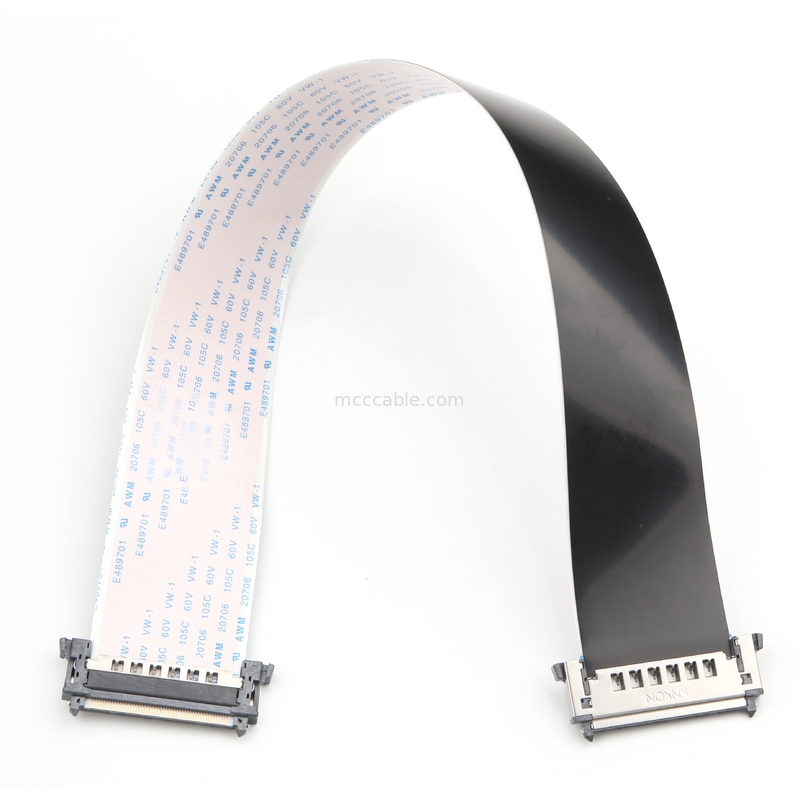 LVDS EDP CABLE کابل LCD FFC FPC FI-RE51HL CONN کانکتور کابل هم محوری OEM / ODM