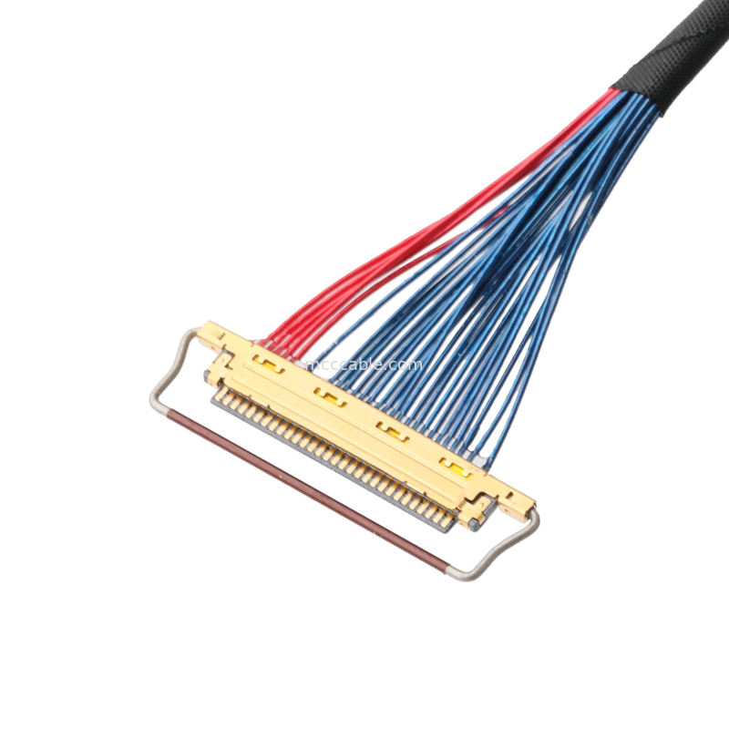 LVDS CABLE اتصال میکرو کواکسیال 20453-230T-03 به FI-RE51CL 51Pدر 0.5mm pitch
