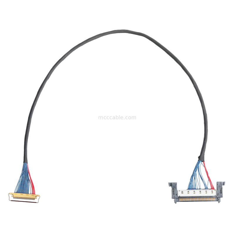 LVDS CABLE اتصال میکرو کواکسیال 20453-230T-03 به FI-RE51CL 51Pدر 0.5mm pitch