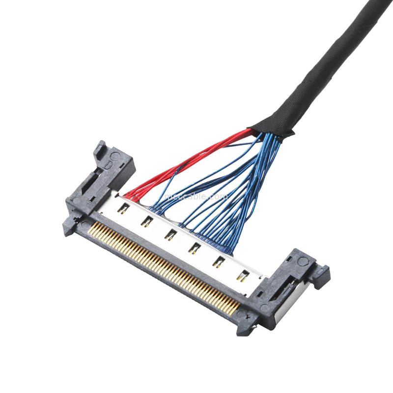 LVDS CABLE اتصال میکرو کواکسیال 20453-230T-03 به FI-RE51CL 51Pدر 0.5mm pitch