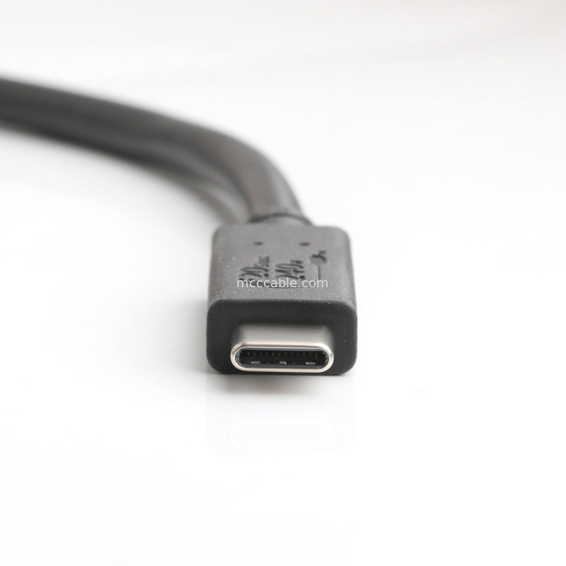 کابل های USB4 8K 240W 20Gbps کابل USB4 درجه صنعتی سرعت انتقال فوق العاده بالا شارژ فوق العاده سریع