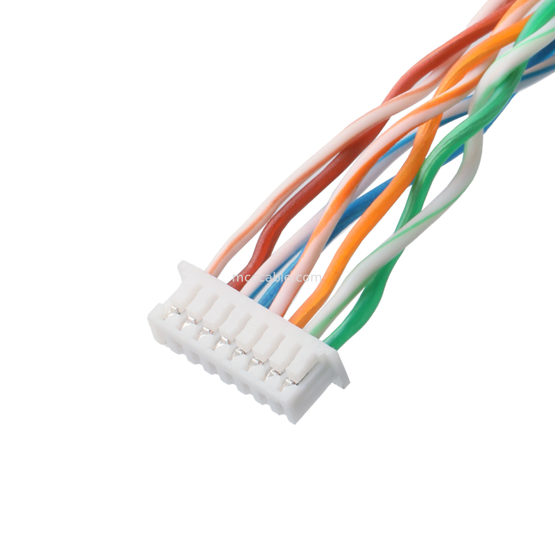 IP67 کانکتور دایره ای 8 پین ضد آب SA812/S8S با کابل CAT5e برای سیستم های دوربین