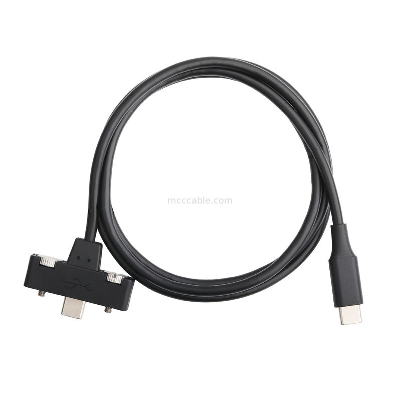 کابل USB C به USB C، انتقال سرعت بالا 40 گیگابایت در ثانیه، شارژ 100 وات PD، محافظ