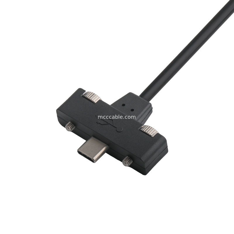 کابل USB C به USB C، انتقال سرعت بالا 40 گیگابایت در ثانیه، شارژ 100 وات PD، محافظ