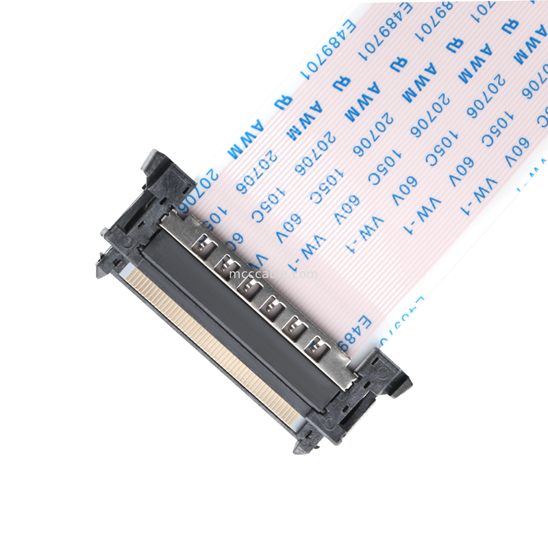 کابل 51 پین RE51 FFC، 0.5mm Pitch، UL489701، EMI-Shielded، نرخ داده 2Gbps