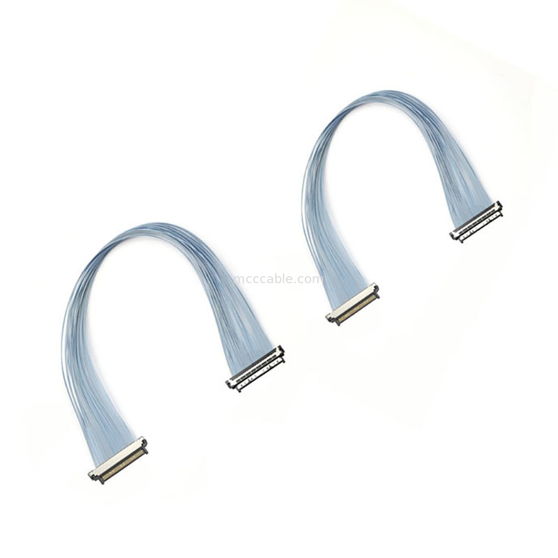 0.4mm Fine Pitch USL20-30SS-013B کابل میکرو کواکسیال ضروری برای سیستم های ویدئویی پانورامیک 360 °