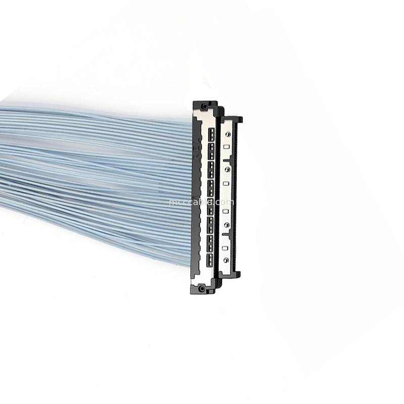 0.4mm Fine Pitch USL20-30SS-013B کابل میکرو کواکسیال ضروری برای سیستم های ویدئویی پانورامیک 360 °