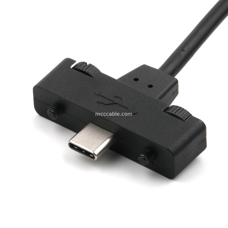 24AWG USB-C to USB-C Cable, High-Speed 2C+3C Braided Shield Assembly