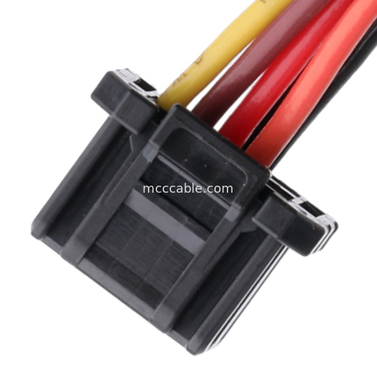 IP67 کابل ضد آب سیم به سیم M8 مرد به 1.25mm Pitch Connector UL1061