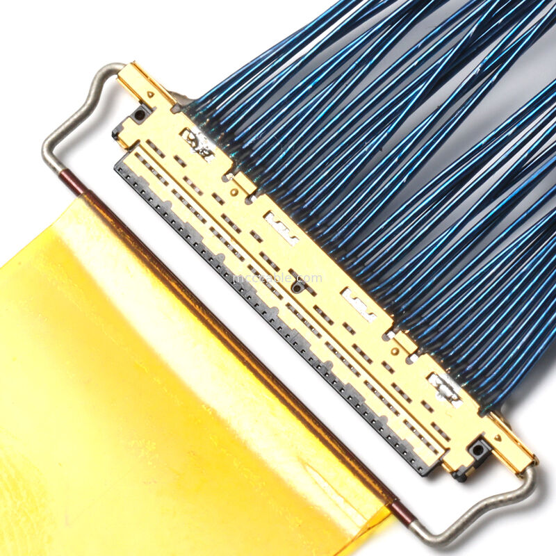 Micro Coaxial Cable Assembly with 20453-040T-01 Connector – Custom OEM High-Speed Interconnect