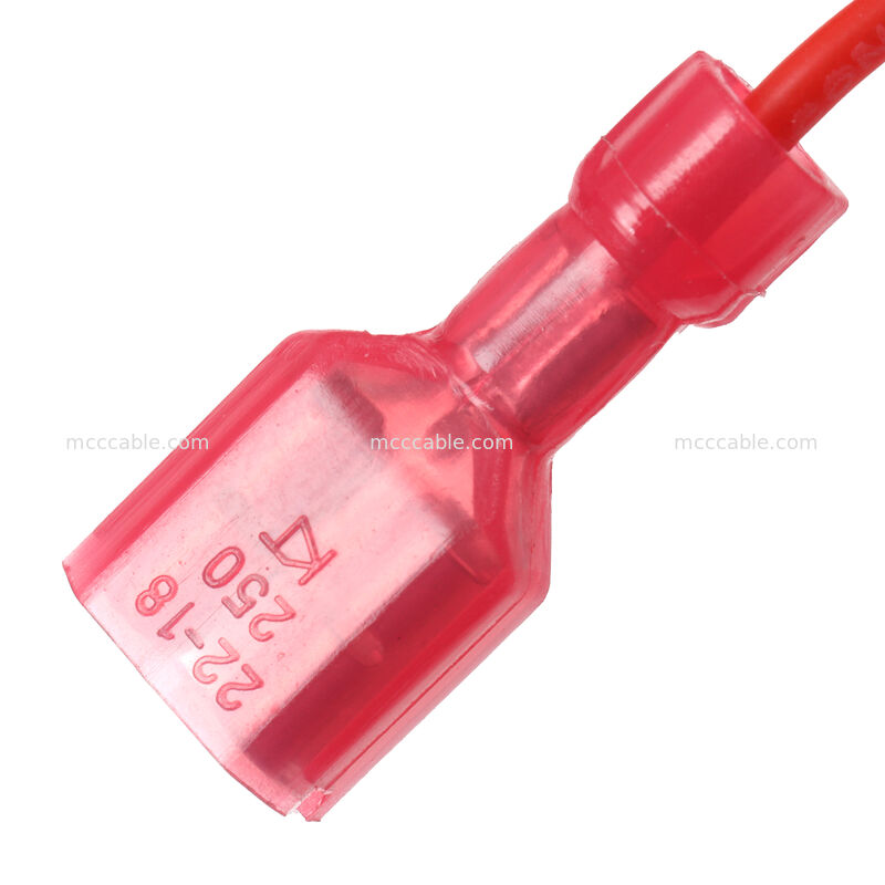 6.3 میلی‌متری ترمینال مادگی تیغه‌ای سیم‌کشی برق با هسته فریت UL3239