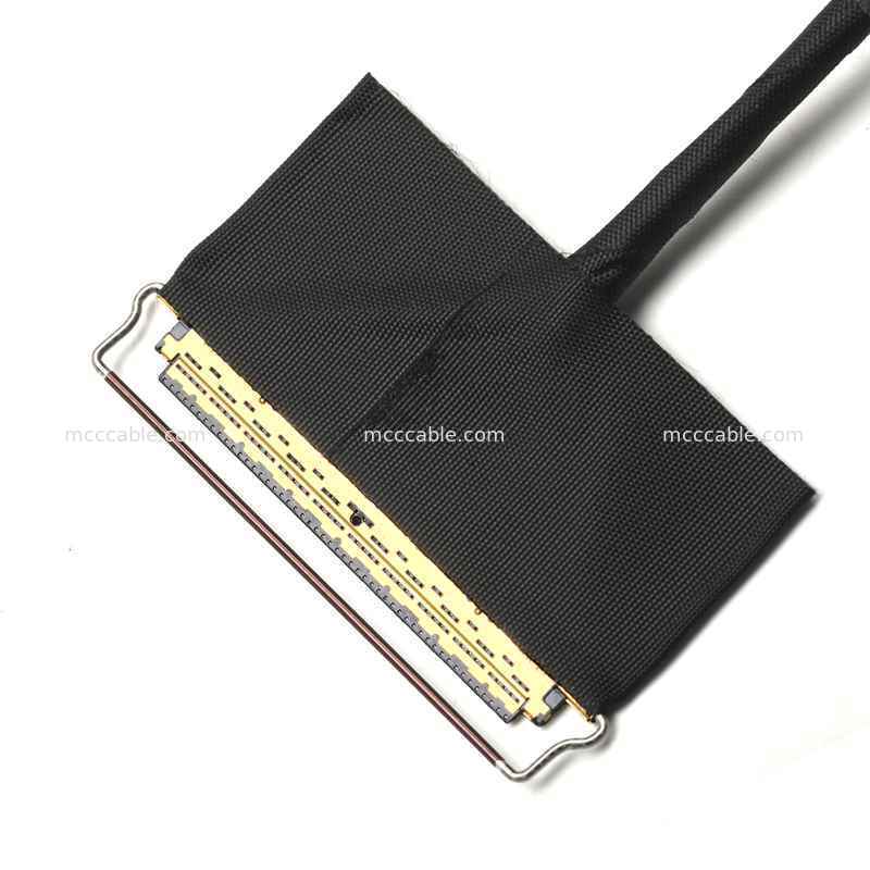 تخصیص 20453 50Pin تا 30Pin Micro Coax Display Cable Assembly برای صفحه های راننده LCD